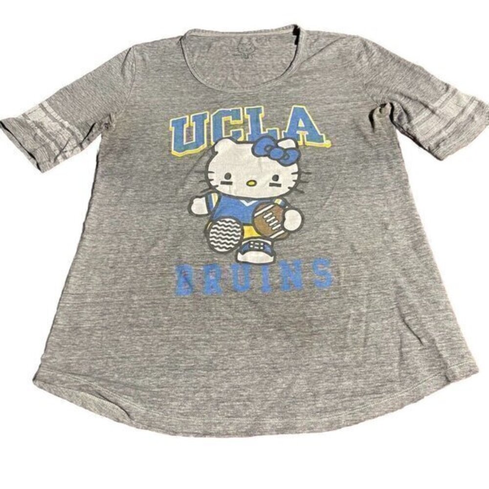 Hello Kitty Shirt UCLA BRUINS Vintage Grey Blue University Collection Sz…